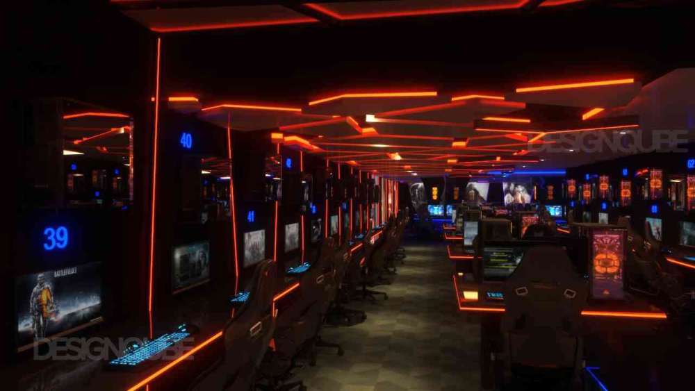 Gaming Center Interiors at Nungambakkam, Chennai